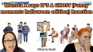 Monsta X says IT'S A GHOST (Funny moments halloween edition) | A Monsta X Reaction