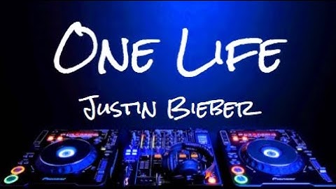 One Life - Justin Bieber LYRICS VIDEO (Journals Tik Tok live - February 14, 2021)