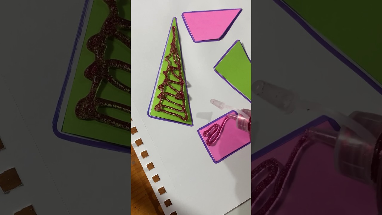 😎 Glitter glue art ideas , 