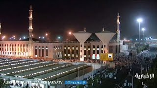 حجاج بيت الله الحرام يتجهون إلى #مشعر_عرفات ليلة #يوم_عرفة 9 ذوالحجة 1444هـ‍