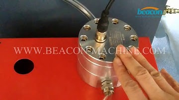 Backside introduction of BC-CR708 common rail injector pump test bench