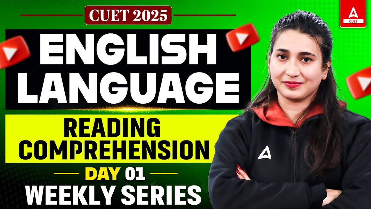 CUET 2025 English Language | Reading Comprehension पर वार | Weekly ...