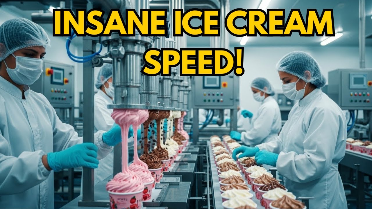 Inside Baskin Robbins’ Ice Cream Mega Factory