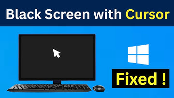 Black Screen with Cursor in Windows 10/11? Here’s the FIX! (2025)