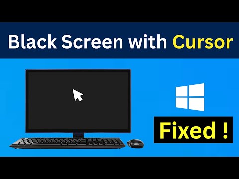 Black Screen with Cursor in Windows 10/11? Here’s the FIX! (2025)