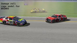 Damage roll cage model for NR2003 in 2026 tutorial