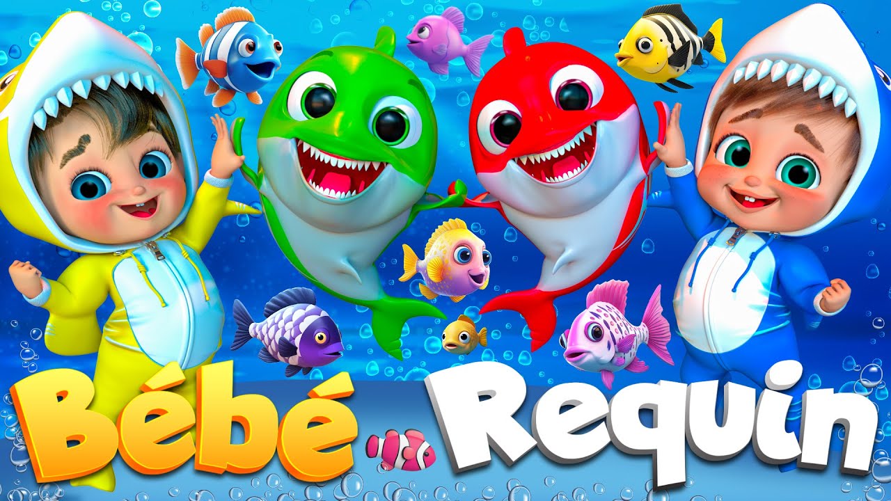 Bébé Requin, Doo Doo Doo ! | Comptines Et Chansons | À Bébé Chanson @SuperLucaLEFrancais