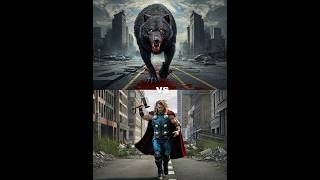 Thor Vs Fenris Wolf Vs Creatures Zombies, Ghost Rider, Dragon