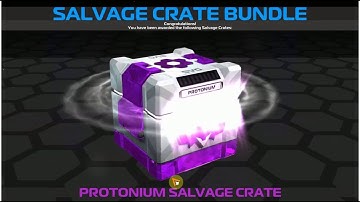 NICE! 25 PROTONIUM SALVAGE CRATES (crate opening #5)