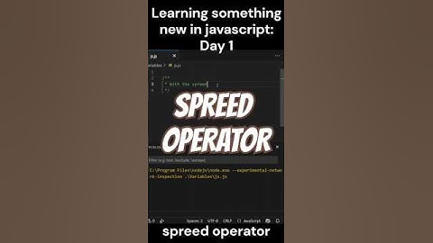Learn something new in Javascript: Day 1