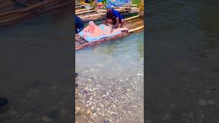 Mz Dani Lime Stone Massage in Jamaica   #jamaica #shortsvideo #rafting #riverside #shortsfeed #short
