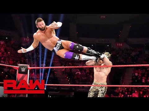 Zack Ryder & Curt Hawkins vs. Lucha House Party: Raw, Feb. 18, 2019