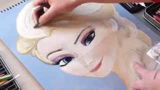 Elsa from Frozen Speed Drawing
