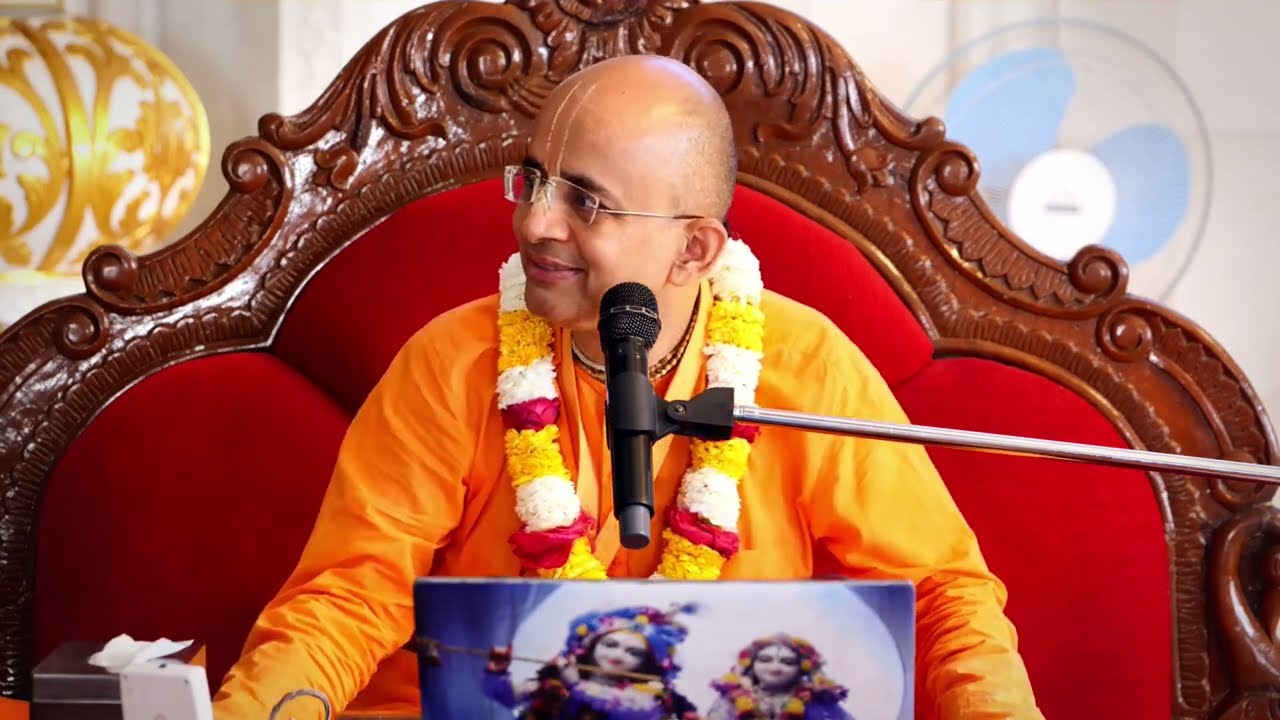 कलियुग में भक्तों को चार पापों से कैसे बचाएं?  SB 1.17.41 | ISKCON Ujjain | Radheshyam Das