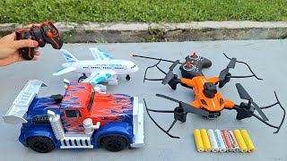 Rc Truck Remote Controller,Rc Quadcopter and Aerobus Radio Control Unboxing And Test