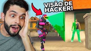 DANO INFINITO?!? ENCONTREI O HACKER MAIS ABSURDO DO FREE FIRE! 