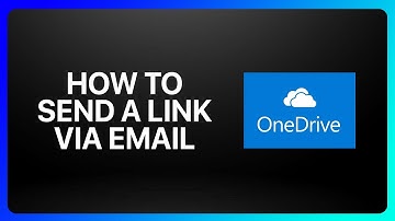How To Send OneDrive Link Via Email Tutorial