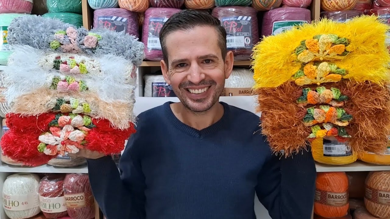 📢 PRODUÇÃO MARAVILHOSA DE TAPETES COM FIO PELUDINHO. 🥰 VEM CONFERIR AS COMBINAÇÕES DE CORES. ❤️🤎