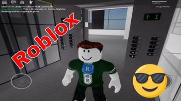 Roblox FAST ELEVATORS (Cortex traction elevator at Cortex high rise building)