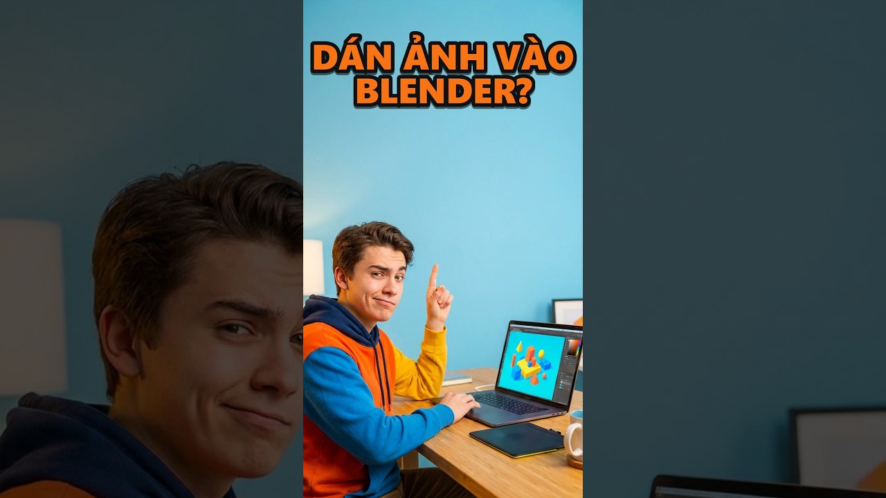 Dán ảnh vào Blender bằng Ctrl Shift V: AnyImage làm được gì? - YouTube
