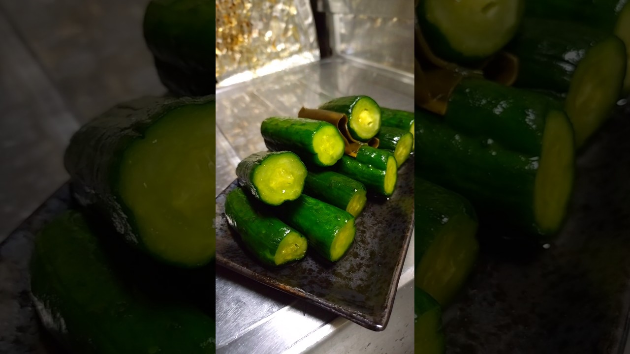 【料理】おいしいきゅうりの1本漬け。#簡単料理 #shorts_ #shorts
