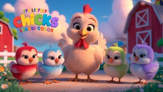Learn Colors with Cute Chicks π₯| Fun Chicken Song for Kids & Toddlers