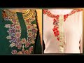 Latest Stylish And Unique Embroidered Neckline Design For Women Dresses