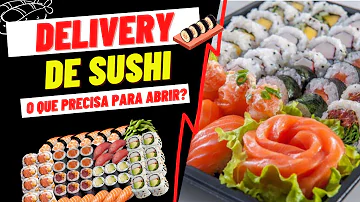 Quanto gasto para montar um delivery de sushi?