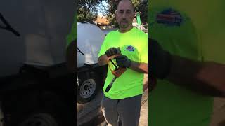 Paver sealing step-by-step process using a water based sealer by Premier Pro Wash & Seal