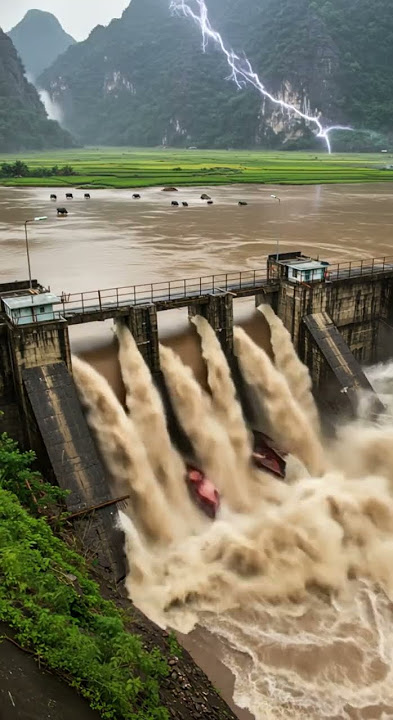 Air Bah dari Bendungan! Sawah dan Kerbau Terancam? #viral #viralvideo #video #viralshorts #banjir