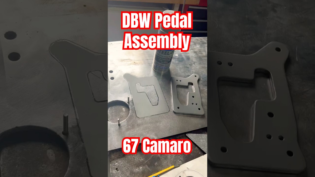 Drive by Wire Accelerator Pedal Bracket - 1967 Camaro Build