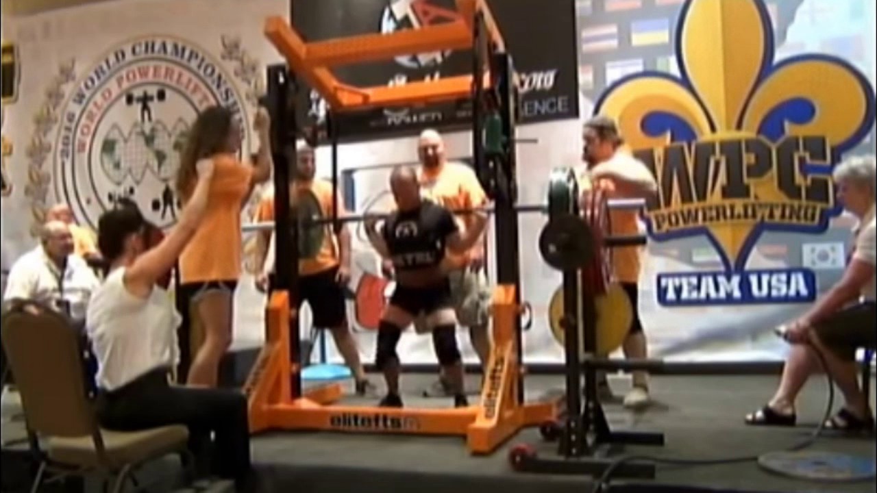 Brandon Smitley's 1377-pound Total at 2016 WPC World Championships