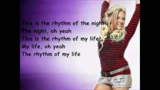 Cascada- Rhythm Of The Night (lyrics) [HD] chords