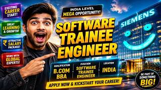 Siemens Hiring For Trainee  Software Freshers 2025  | High Salary | Apply Now! | @JoBSearcH-r6w