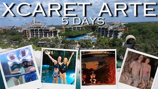 5 Day Adventure at Xcaret Arte! | Xplor Fuego, Xsenses, Xenotes & More!