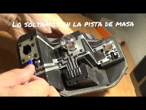 Reparación de masa faro trasero Peugeot 407 lámparas defectuosas