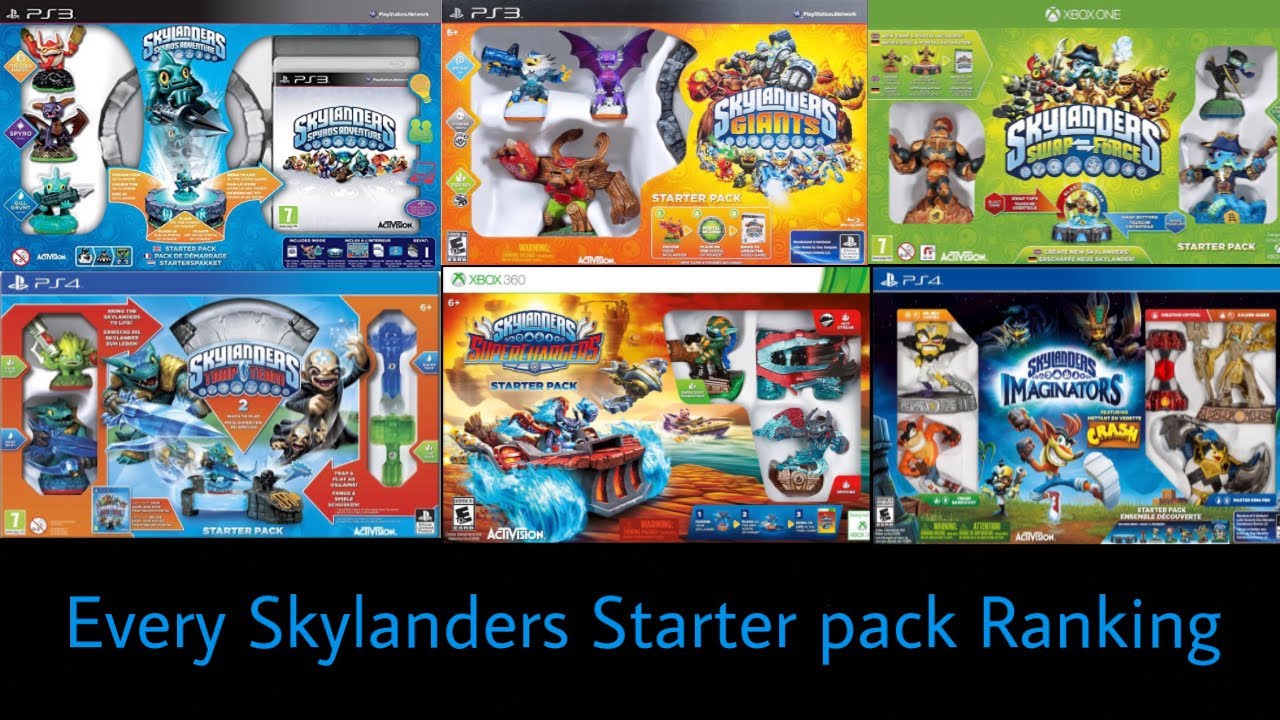 Ranking all Skylanders starter packs