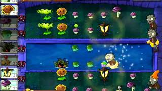 Plants vs. Zombies - Level 4-7 Walkthrough - Adventure