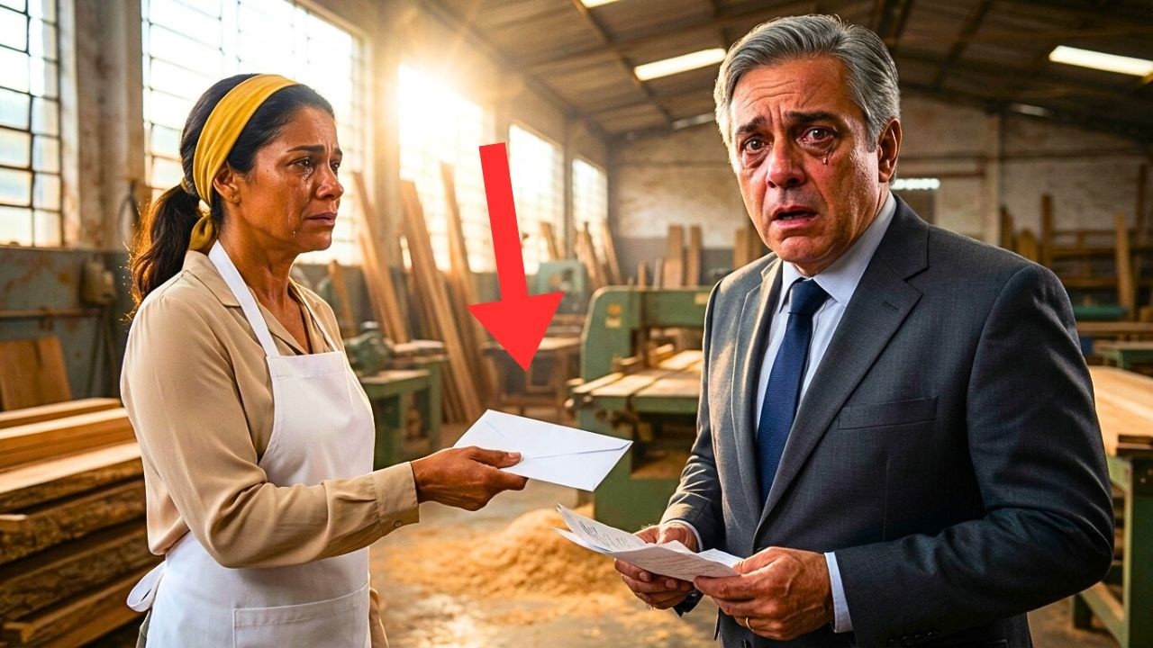 BUSINESSMAN LOSES EVERYTHING IN FIRE… AND SEES HIS COOK ARRIVING WITH A SUITCASE FULL...