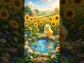 Cute Baby Animals Pond Adventures 🐸🐢🦆🐰🐱🐥🐼🦊 | 3D Cartoon Animation #shorts#funny#viral #trending#kids