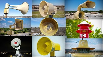 Outdoor Warning Siren Collection, 2018-2025