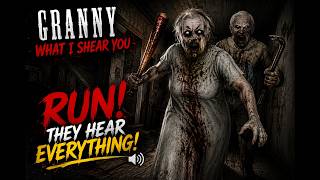 🔥🔥🔥GRANNY ESCAPE TOGETHER -GRANNY CAN'T CATCH ME 5  #granny #grannylivestream #gaming #horrorgame