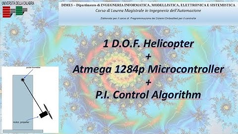 Video Presentation Helicopter 1 D.O.F. - Atmega 1284p