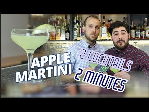 apple-martini-cocktail-recipe---2-cocktails-in-2-minutes