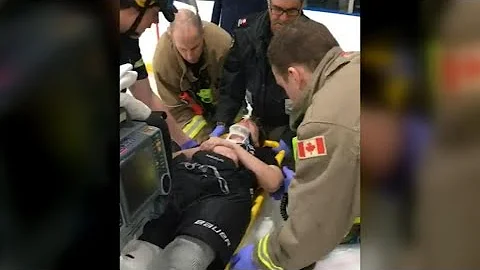 15-year-old suffers horrific hockey injury