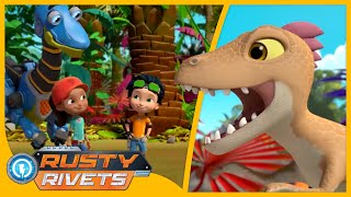 Rusty’s Island Treasure Hunt +MORE | Rusty Rivets | Cartoons for Kids