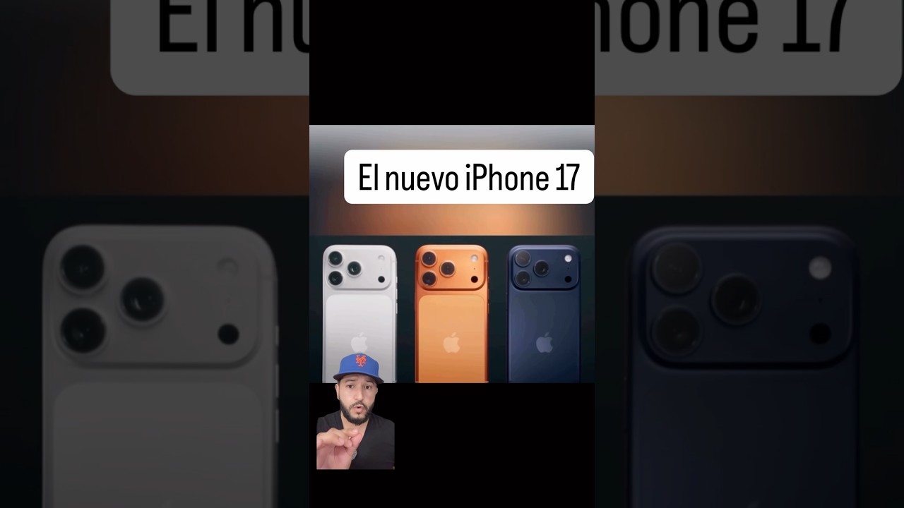 Así es el iPhone 17: más delgado, potente y brillante 🚀. 