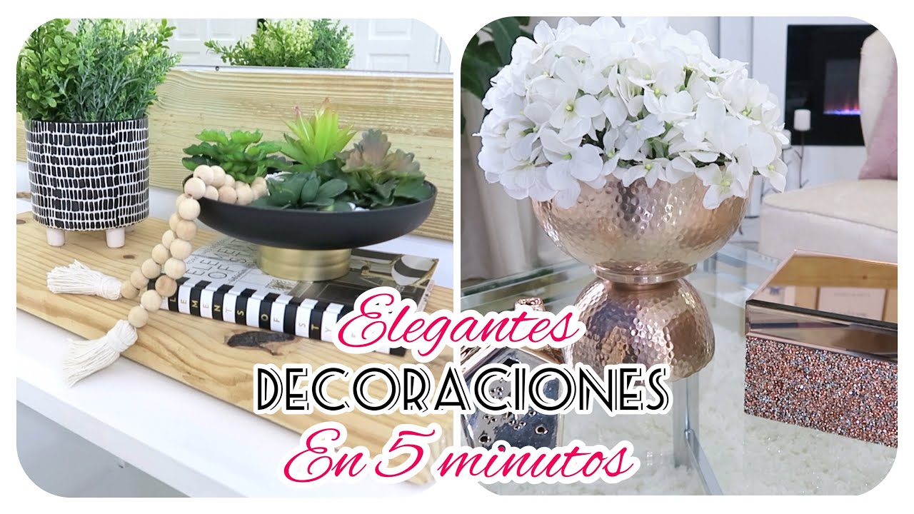 DIY TAZONES TIPO JARRON PARA DECORAR 🌸4 IDEAS FACILES Y ELEGANTES PARA DECORAR EN 5 MINUTOS