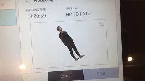 Netfabb Demonstration: How to connect an HP 3D printer with Autodesk Netfabb and execute a 3D print.