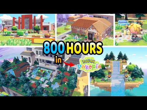 20 Insane Building Concepts, Designs and Ideas after 800 HOURS Building in Pokemon Pokopia